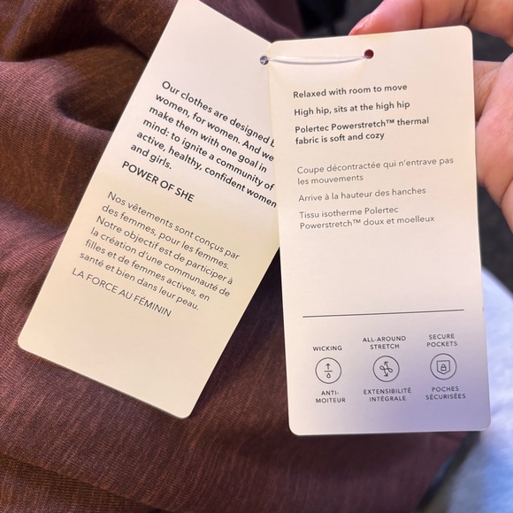 Athleta Altitude Polartec Half Zip Sweatshirt - Women's Size Medium - Brown - Picture 7 of 7